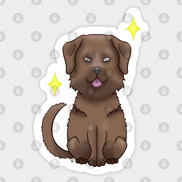 Brown chesapeake bay retriever Sticker by LemonFur